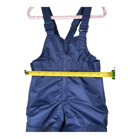 Cat & Jack Snow Pants Toddlers 12M Blue Bib Overall Snowboard Skiing Waterproof - Picture 2 of 7